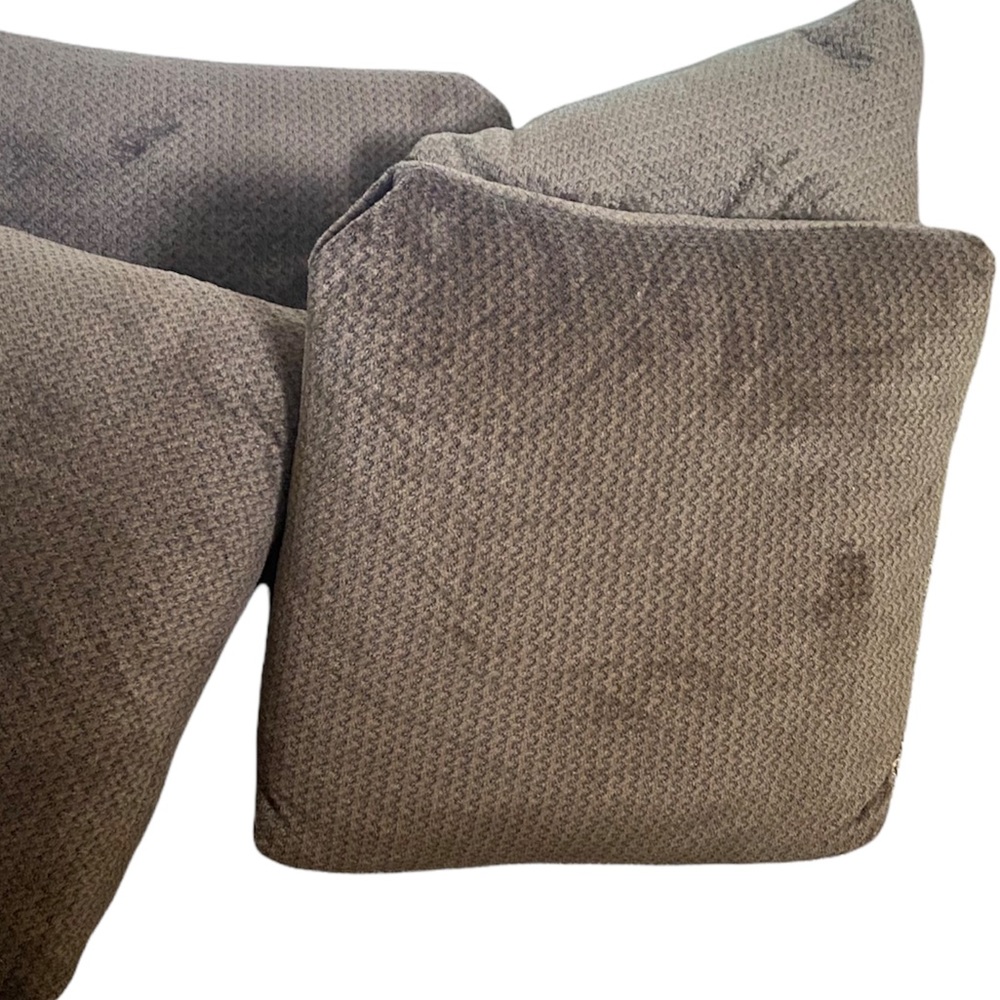 FOUR Ashley Furniture | NEW Dark Brown decorative feather insert thrown pillows